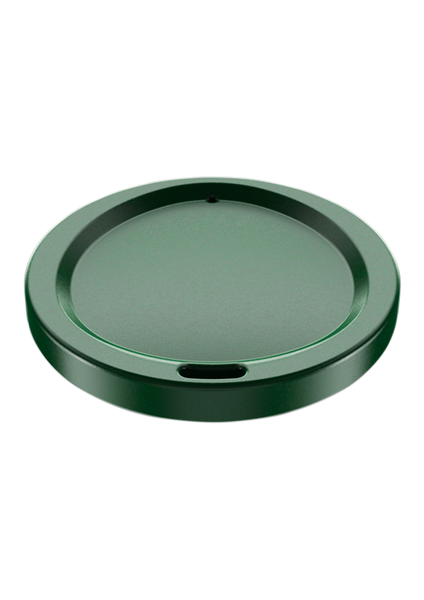 Accessories: Matte Green Coffee Cup Lid
