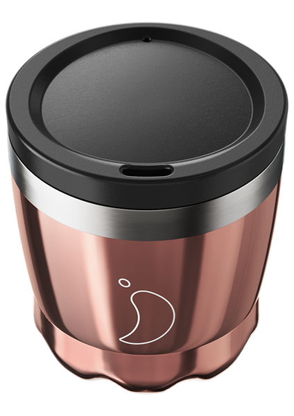 Chilly's Coffee Cup: Chrome Rose Gold