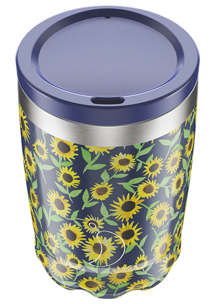 Chilly's Coffee Cup: Floral Sunflower